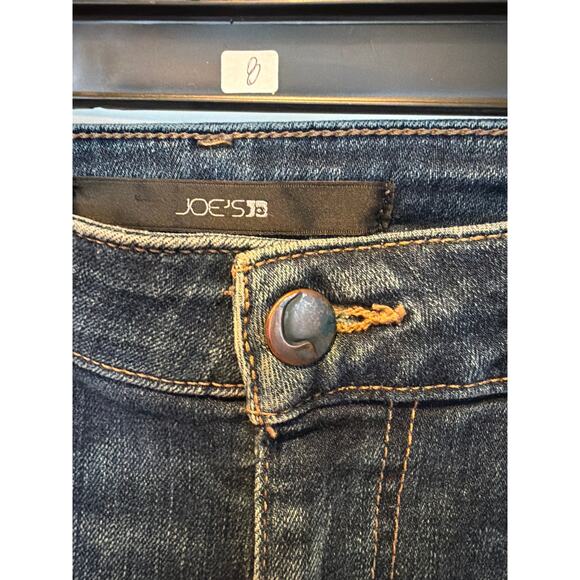 Upcycled Joe's Flare Jeans Bohemian Stretch Size 27 - Picture 3 of 9